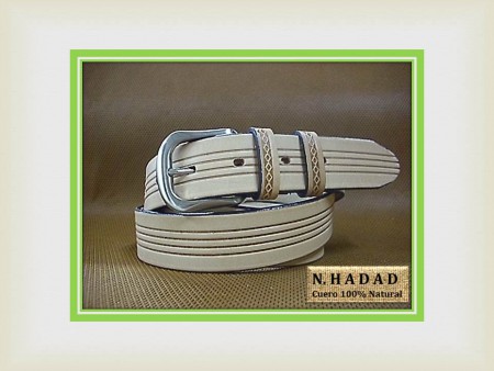 Cinturon Hombre Sueleta Grabado