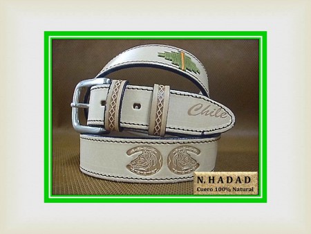 Cinturon Hombre Sueleta natural 
