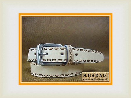 Cinturon Hombre Sueleta Natural