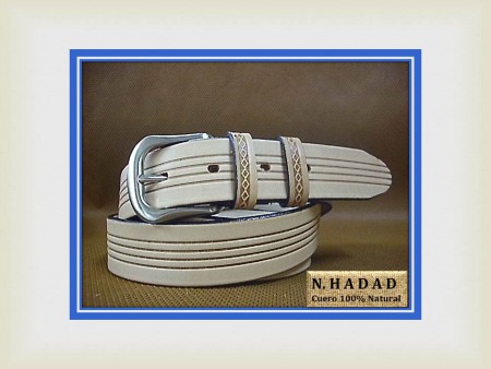 Cinturon Hombre Sueleta Natural